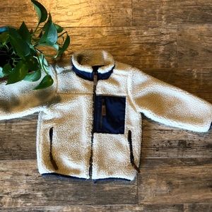 Sherpa Style Jacket Toddler Boy